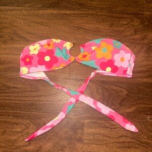 Floral Bandeau Bikini Top